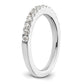 14k White Gold 1/2 Ct. Lab Grown Diamond VS/SI+ G+ Complete Wedding Band