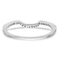 14K White Gold Lab Grown VS/SI+ G+ Diamond Wedding Band Ring