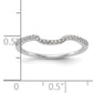 14K White Gold Lab Grown VS/SI+ G+ Diamond Wedding Band Ring