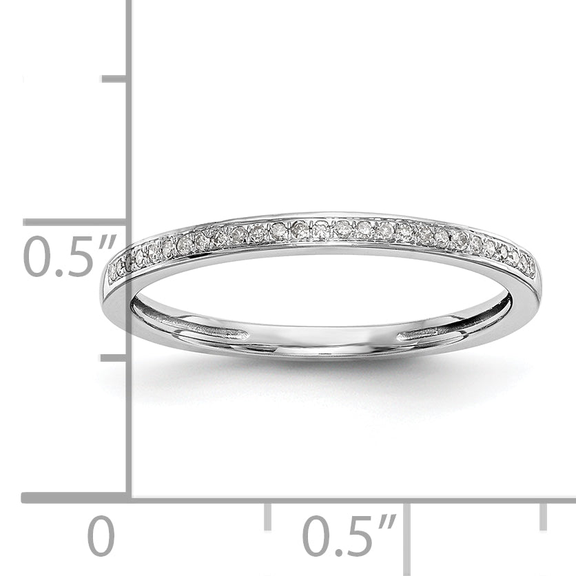 10K White Gold Lab Grown VS/SI+ G+ Diamond Set of 2 Wedding Band Rings