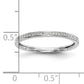 14K White Gold Lab Grown VS/SI+ G+ Diamond Set of 2 Wedding Band Rings