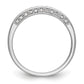 14k White Gold 1/6 Ct. Lab Grown Diamond VS/SI+ G+ Wedding Band Ring