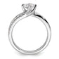 14k White Gold 3/7 Ct. Lab Grown Diamond VS/SI+ G+ Round Engagement Ring