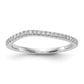 14k White Gold 1/8 Ct. Lab Grown Diamond VS/SI+ G+ Complete Wedding Band