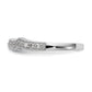 14K White Gold Lab Grown Diamond VS/SI+ G+ Wedding Band Ring