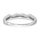 14K White Gold Lab Grown Diamond VS/SI+ G+ Wedding Band Ring