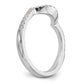 14k White Gold 1/4 Ct. Lab Grown Diamond VS/SI+ G+ Wedding Band Ring