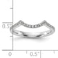 14k White Gold 1/4 Ct. Lab Grown Diamond VS/SI+ G+ Wedding Band Ring