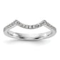 14k White Gold 14kw Lab Grown Diamond SI1/SI2, G H I, Wedding Band Ring