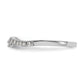 14k White Gold 1/8 Ct. Lab Grown Diamond VS/SI+ G+ Complete Wedding Band