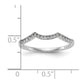 14k White Gold 1/8 Ct. Lab Grown Diamond VS/SI+ G+ Complete Wedding Band