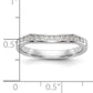 14K White Gold Lab Grown Diamond VS/SI+ G+ Wedding Band Ring