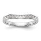 14K White Gold Lab Grown Diamond VS/SI+ G+ Wedding Band Ring