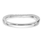 14k White Gold 1/5 Ct. Lab Grown Diamond VS/SI+ G+ Wedding Band Ring