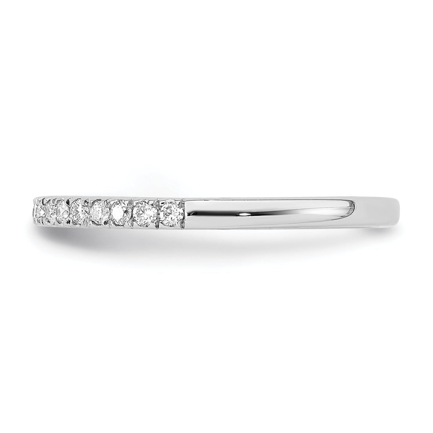 14K White Gold Lab Grown Diamond VS/SI FGH Wedding Band Ring