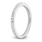 14K White Gold Lab Grown Diamond VS/SI FGH Wedding Band Ring