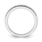 14K White Gold Lab Grown Diamond VS/SI FGH Wedding Band Ring