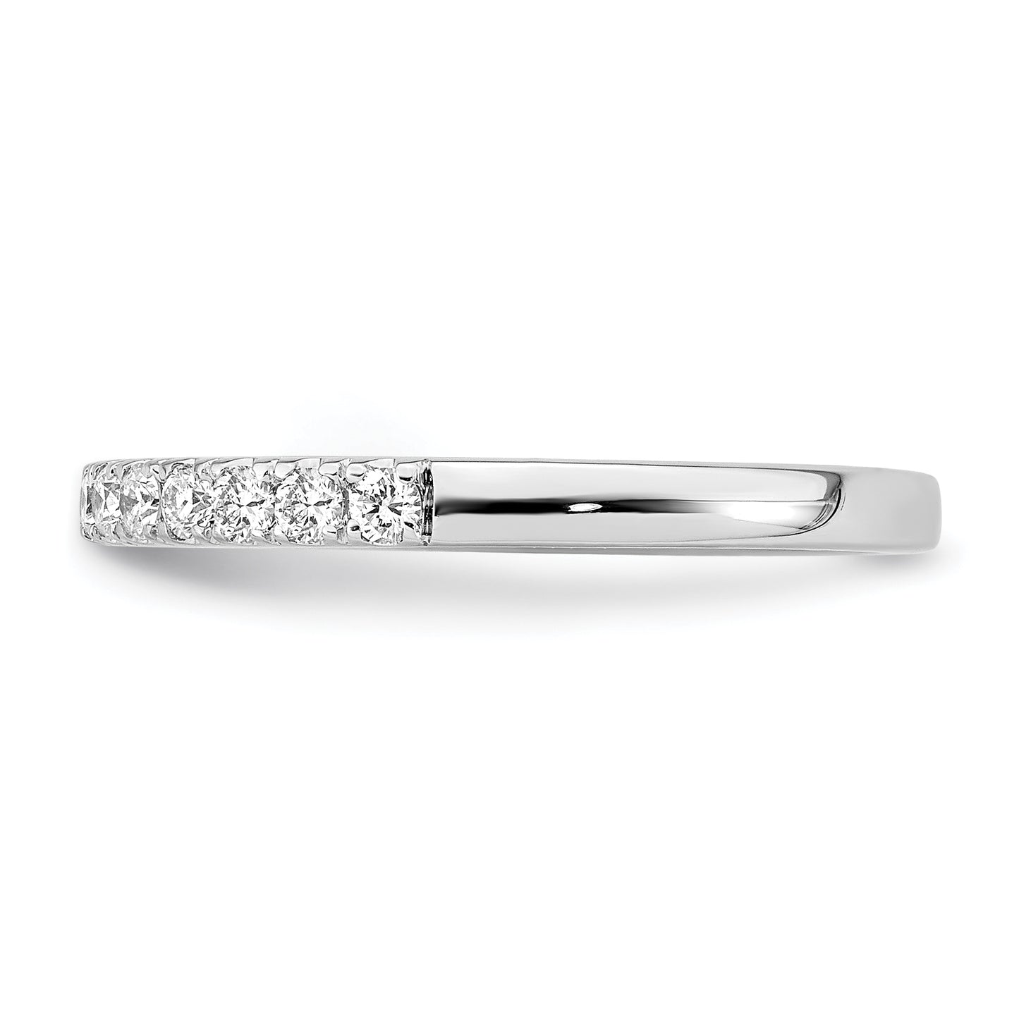 14K White Gold Lab Grown Diamond VS/SI FGH Wedding Band Ring