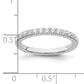 14K White Gold Lab Grown Diamond VS/SI FGH Wedding Band Ring