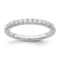 14K White Gold Lab Grown Diamond VS/SI FGH Wedding Band Ring