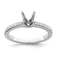 14K White Gold Lab Grown Diamond VS/SI FGH Engagement Ring