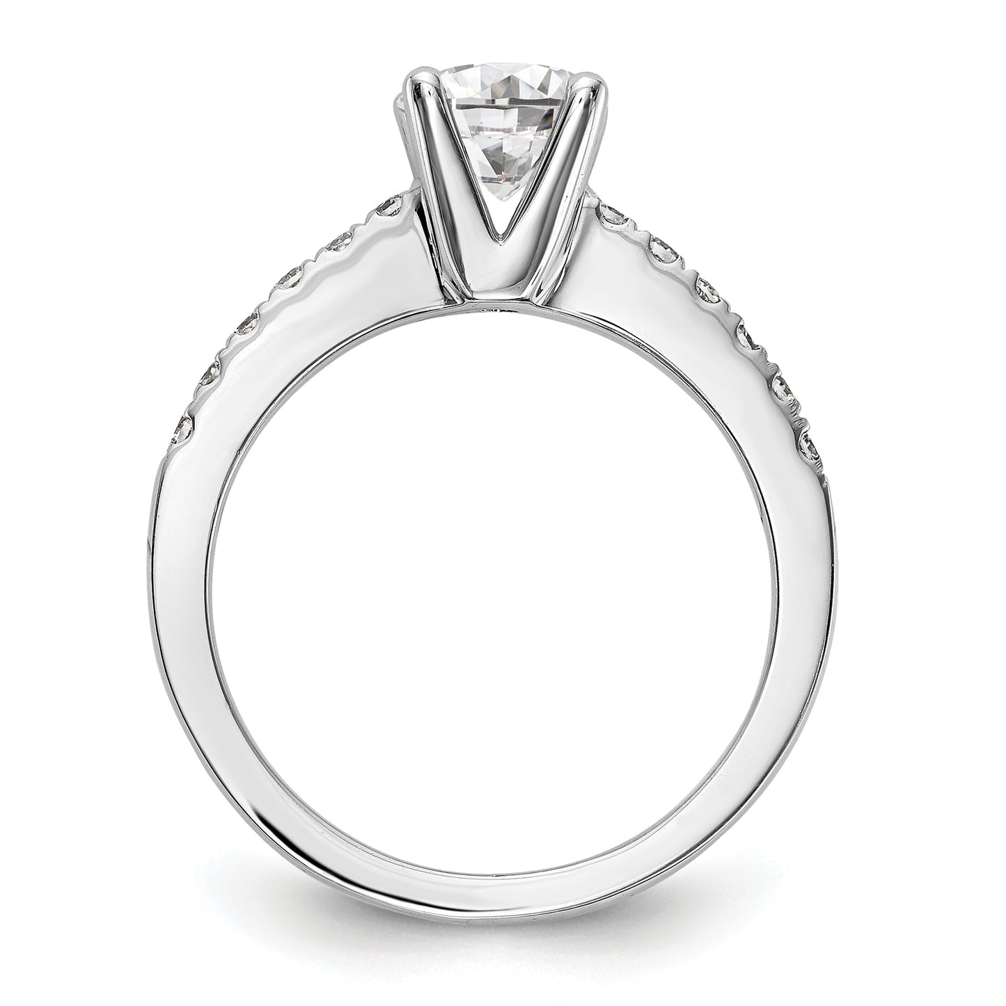 14K White Gold Lab Grown Diamond VS/SI+ G+ Engagement Ring