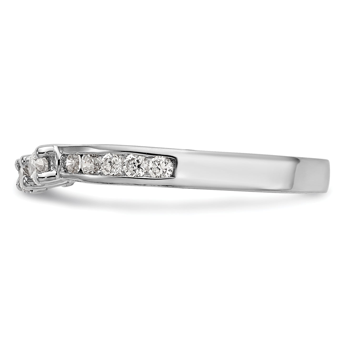 14k White Gold 1/2 Ct. Lab Grown Diamond VS/SI+ G+ Wedding Band Ring