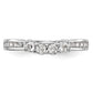 14k White Gold 1/2 Ct. Lab Grown Diamond VS/SI+ G+ Wedding Band Ring