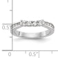 14k White Gold 1/2 Ct. Lab Grown Diamond VS/SI+ G+ Wedding Band Ring