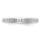 14k White Gold Lab Grown VS/SI+ G+ Diamond Wedding Band Ring