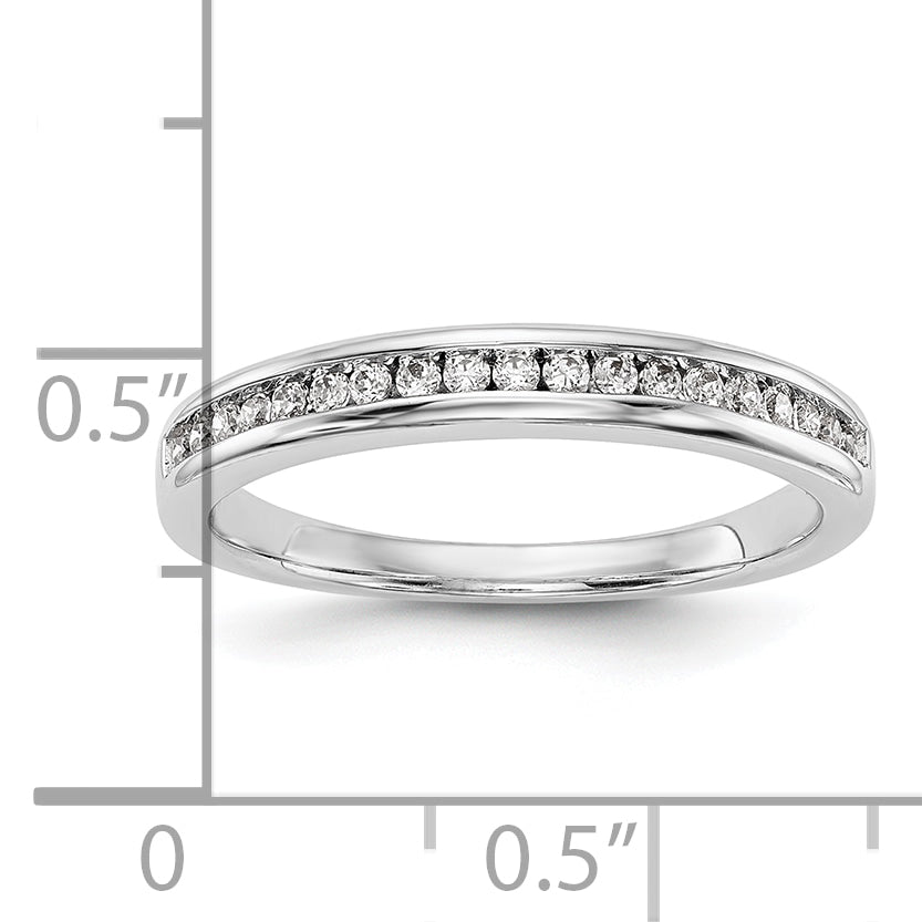 14k White Gold Lab Grown VS/SI+ G+ Diamond Wedding Band Ring