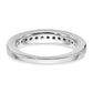 14K White Gold Lab Grown Diamond VS/SI+ G+ Wedding Band Ring