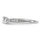 14K White Gold Lab Grown Diamond VS/SI FGH Engagement Ring