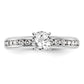 14K White Gold Lab Grown Diamond VS/SI+ G+ Engagement Ring