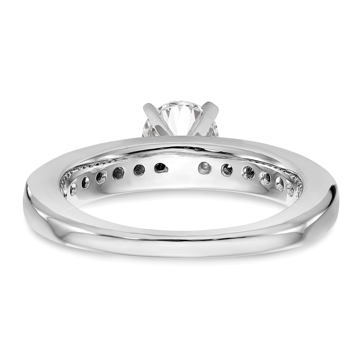 14K White Gold Lab Grown Diamond VS/SI+ G+ Engagement Ring