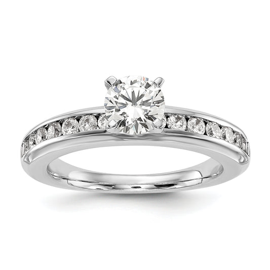 14K White Gold Lab Grown Diamond VS/SI FGH Engagement Ring