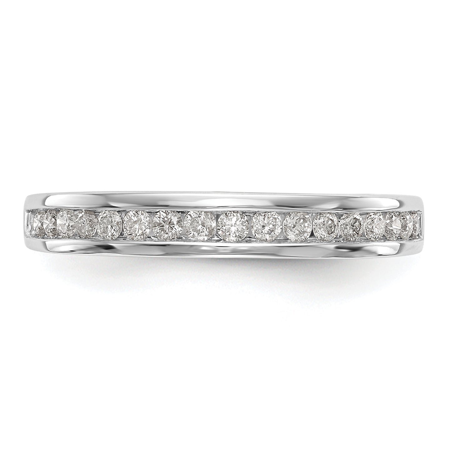 14k White Gold 1/3 Ct. Lab Grown Diamond VS/SI+ G+ Wedding Band Ring