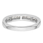 14k White Gold 1/3 Ct. Lab Grown Diamond VS/SI+ G+ Wedding Band Ring