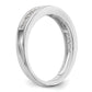 14k White Gold 1/3 Ct. Lab Grown Diamond VS/SI+ G+ Wedding Band Ring