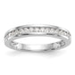 14k White Gold 1/3 Ct. Lab Grown Diamond VS/SI+ G+ Wedding Band Ring