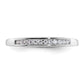 14k White Gold 1/8 Ct. Lab Grown Diamond VS/SI+ G+ Complete Wedding Band