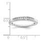 14k White Gold 1/8 Ct. Lab Grown Diamond VS/SI+ G+ Complete Wedding Band