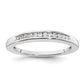 14k White Gold 1/8 Ct. Lab Grown Diamond VS/SI+ G+ Complete Wedding Band