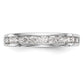 14k White Gold 3/4 Ct. Lab Grown Diamond VS/SI+ G+ Wedding Band Ring