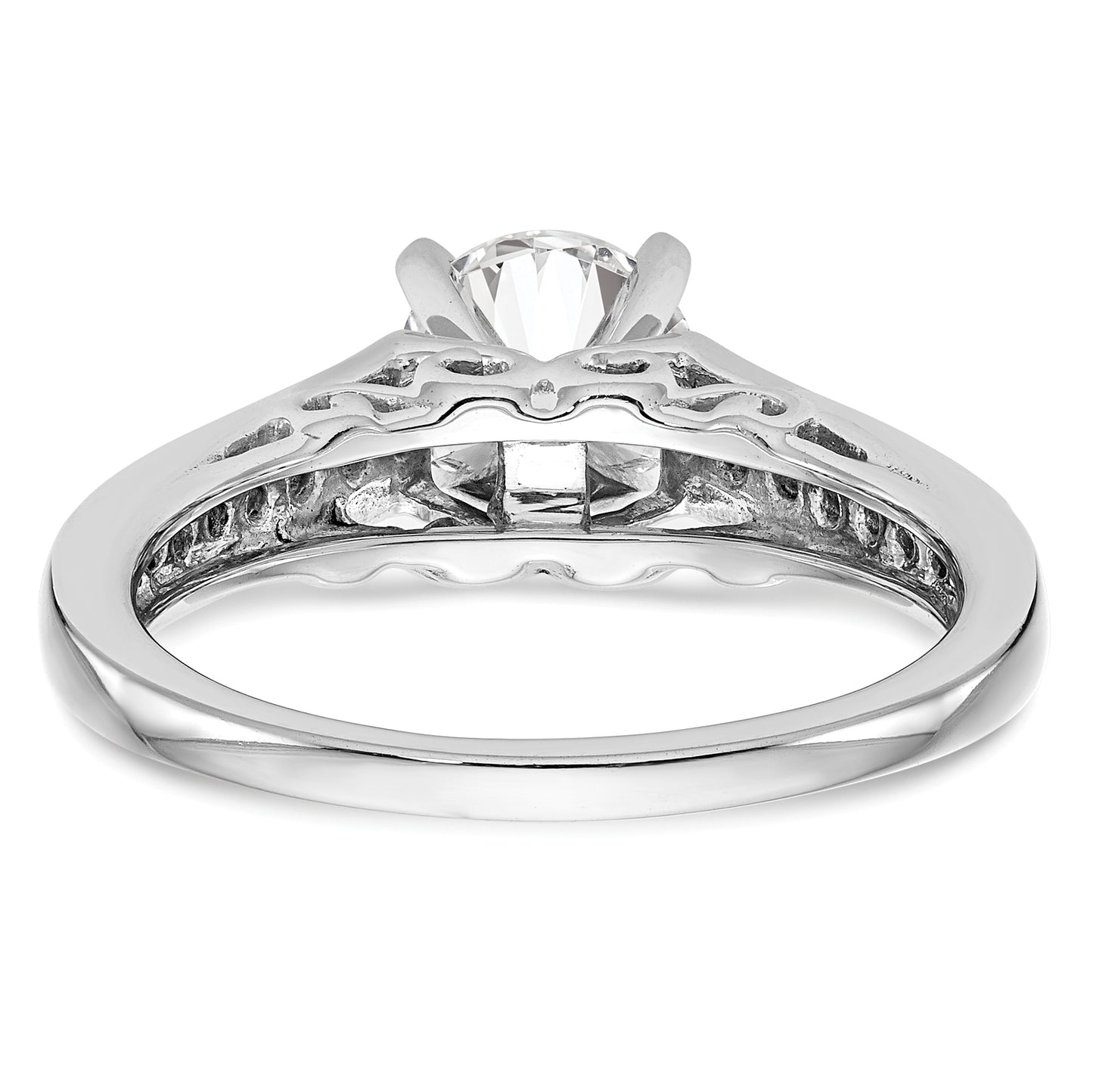 14k White Gold 1/5 Ct. Lab Grown Diamond VS/SI+ G+ Pet Set Engagement Ring