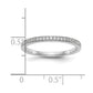 14k White Gold 1/8 Ct. Lab Grown Diamond VS/SI+ G+ Complete Wedding Band