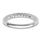 14K White Gold Lab Grown Diamond VS/SI+ G+ Wedding Band Ring