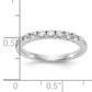 14K White Gold Lab Grown Diamond VS/SI+ G+ Wedding Band Ring