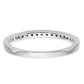 14k White Gold 1/10 Ct. Lab Grown Diamond VS/SI+ G+ Complete Wedding Band