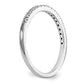 14k White Gold 1/10 Ct. Lab Grown Diamond VS/SI+ G+ Complete Wedding Band